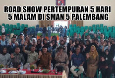 Road Show Pertempuran 5 Hari 5 Malam di SMAN 5 Palembang, Ingatkan Siswa Kenang Perjuangan Kemerdekaan 