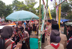 Ratusan Penggalang Pramuka Ikuti Jamcab di Bukit Perkemahan Cadika Lahat, Fitrizal: Ajang Pembinaan dan Asah 
