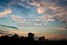 Prakiraan Cuaca BMKG di Sumsel Hari Ini Selasa 20 Februari 2024, Semoga Cuaca Lebih Bersahabat!