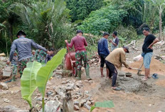 Tunjukan Komitmen Nyata, Koramil Panjang Bangun Sarana Publik, Seperti Apa?