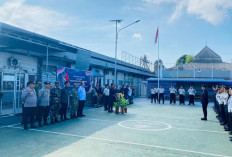 Pegawai Rutan Kelas I Palembang Ucapkan Ikrar Anti HP Ilegal dan Narkoba, Ini Pesan Tegas Karutan