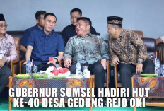 Hadiri HUT ke-40 Desa Gedung Rejo, Ajakan Gubernur Herman Deru Agar Warga Tetap Evaluasi Pembangunan