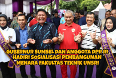 Menara Fakultas Teknik UNSRI, Anggota DPR RI Ishak Mekki Sebut Target 14 Bulan Sudah Dimanfaatkan Mahasiswa