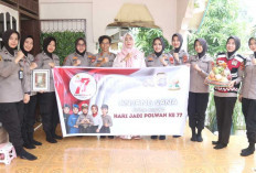 Polwan Poda Sumsel Kunjungi Purnawirawan, Ternyata Dalam Rangka Ini