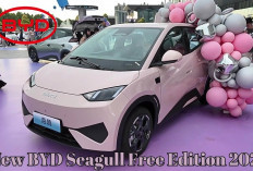 BYD Seagull 2025 Free Edition Meluncur, Jangkauan 405 Km 