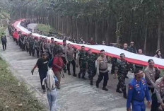 Kirab Bendera Sepanjang 79 Meter Bakal Dibentangkan, Ini Kesiapan TNI-Polri Bandar Lampung