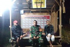 Selalu Dihati Rakyat!, Babinsa Koramil 405-10 Pagaralam Bersama Warga Lakukan Patroli Lingkungan 