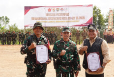 Tuntas 100 Persen, Pangdam II Sriwijaya Tinjau Hasil Pembangunan TMMD di Pulau Rimau