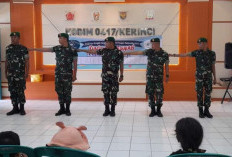 Ingin Lebih Dekat dengan TNI, Siswa TK Kunjungi Markas Kodim Kerinci