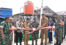 Dandim Tanjab Serahkan Bantuan Sumur Bor dari Pangdam II Sriwijaya untuk Warga, Ini Lokasinya