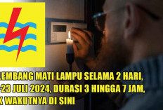 Palembang Mati Lampu Selama 2 Hari, 22-23 Juli 2024, Durasi 3 Hingga 7 Jam, Cek Wakutnya di Sini