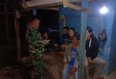 Patroli Komduk, 2 Babinsa Koramil 405-13 Dempo Selatan dan Warga Penjalang Saling Kerjasama