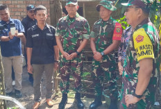 2 Sasaan Fisik Program TMMD ke-128 Kodim Lahat Ini, Dicek Langsung Kades Lubuk Tampang