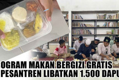 Masyarakat Juga Kebagian, Program Makan Bergizi Gratis di Pesantren Gandeng 1.500 Dapur