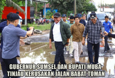 Senyum Getir Gubernur Sumsel Herman Deru Dapati Jalan Rusak di Babat Toman, Janji Siapkan Langkah Konkret!
