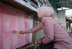 Sambut HUT Palembang ke-1343, Rumah di Tepian Sungai Musi Dipercantik