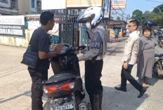 Sadarkan Masyarakat Tentang Peraturan Lalu Lintas, Giat Gabungan Ini Dilakukan Satlantas Polrestabes Palembang