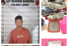 Satresnarkoba Polres Lahat Sita 2,33 Gram Narkoboy Jenis Sabu dan 170 Ganja, Ini Buktinya 