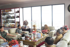 Datang Ke Kantor Walikota Bandar Lampung, Danrem Gatam Sampaikan Tujuannya ke Pejabat Ini