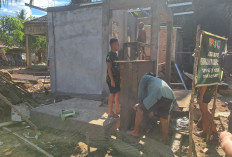 Begini Cara Satgas TMMD ke-128 Kodim Lahat Percepat Penyelesaian Pembangunan Tempat Air MCK