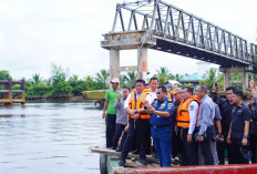Usai Diterjang Tongkang, Pembangunan Jembatan P6 Sungai Lalan Resmi Dimulai