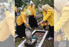 Rayakan HUT Golkar ke 61, DPD Lahat Lakukan Hal Mulia Ini Kenang Perjuangan Pahlawan