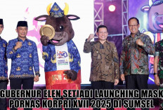 Launching Maskot PORNAS KORPRI XVII 2025 di Sumsel, Elen Setiadi Optimis Sukses Penyelenggaraan dan Prestasi