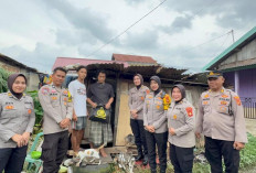 Personel Biro SDM Polda Sumsel Salurkan Sembako di Kawasan SLUM Area, Program Apa?