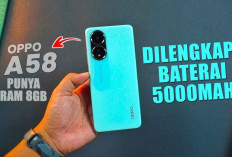 Turun Harga! OPPO A58 Punya RAM 8GB Dilengkapi Baterai 5000mAh Buruan Koleksi