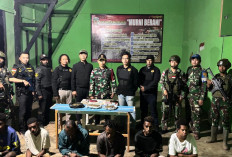 Ringkus Pelaku Penyalahgunaan Narkoba, Ini Barang Bukti Didapatkan Satgas Yonif 144 Jaya Yudha