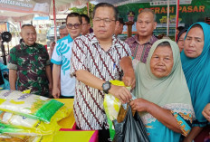 Warga Batanghari Leko Serbu Pasar Murah, Ternyata Ada Subsidi Sembako dan Elpiji 3 Kg