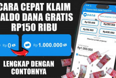 Cara Cepat Klaim Saldo DANA Gratis Rp150 Ribu Tiap Hari, Lengkap dengan Contohnya 