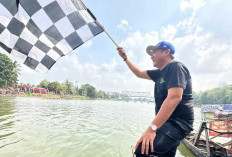 50 Tim Adu Cepat di Lomba Bidar OKU Timur, Warga Tumpah Ruah di Tanjung Kemala