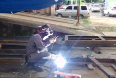 Update Infrastruktur OKI: Jembatan Gantung di 2 Desa Ini Mulai Menunjukkan Progres