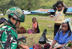 Tembus Pedalaman Papua, Satgas Yonif 200 Bhakti Negara Gelar Pengobatan Gratis