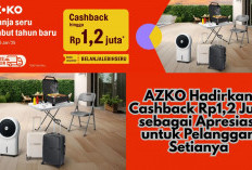 Sambut Tahun Baru Lebih Hemat, AZKO Hadirkan Cashback Rp1,2 Juta sebagai Apresiasi untuk Pelanggan Setianya