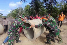 Inilah Bentuk Kerja Sama Solid Satgas TMMD Ke-121 Kodim Jambi Dengan Rakyat