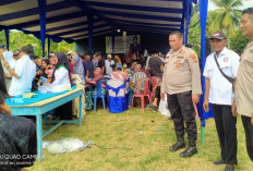 Polisi Beri Pengamanan Sosialisasi Program JKN di Kecamatan Lubuk Keliat