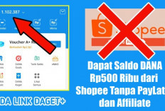 Dapat Saldo DANA Rp500 Ribu dari Shopee Tanpa PayLater dan Affiliate, Langsung Cair