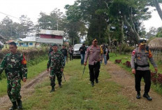 Sinergi Satgas Yonif 200/BN Dibawah Komando Kodam II/Swj dan Polres Jayawijaya Amankan Wilayah Jayawijaya