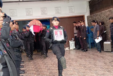 Polda Sumsel Gelar Upacara Pemakaman Almarhum Kompol Mahajavet, Ini Tempat TPUnya