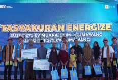 Sukses Energize SUTET 275 kV Muara Enim–Gumawang, Pegawai PLN Tasyakuran dan Doa Bersama Anak Yatim