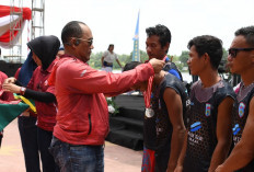 Ada Sosok Danrem Gapo di Penutupan Lomba Perahu Bidar HUT ke-80 TNI