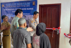 Wujudkan Kepedulian Sosial, Polres Musi Rawas Gandeng PT SMS Bedah Rumah Warga Kurang Mampu