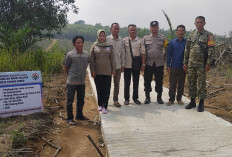 ALHAMDULILLAH! Warga Tak Binggung Lagi Bawa Hasil Kebun, Pemdes Padang Bindu Lahat Rampungkan Fisik Ini