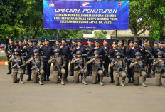Pimpin Upacara Penutupan Latbinpuan Brimob, Ini Pesan Wadansatlat Brimob Korbrimob Polri