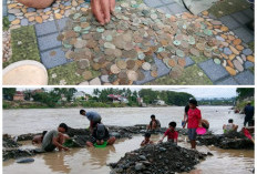Aktifitas 'Ngihok' Hasilkan Benda Berharga di Sungai Lematang Lahat, Apa Saja Itu