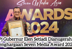 Pemimpin Inspiratif Terbaik Indonesia, Pj Gubernur Elen Setiadi Terima Penghargaan Seven Media Award 2024