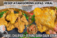 Ayam Goreng Kipas Viral dan Sambal Chili Padi, Resep Crispy Favorit ala Tasyi