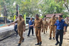Wali Kota Prabumulih H Arlan Tinjau Makam Puyang Ratu Pase Terbakar